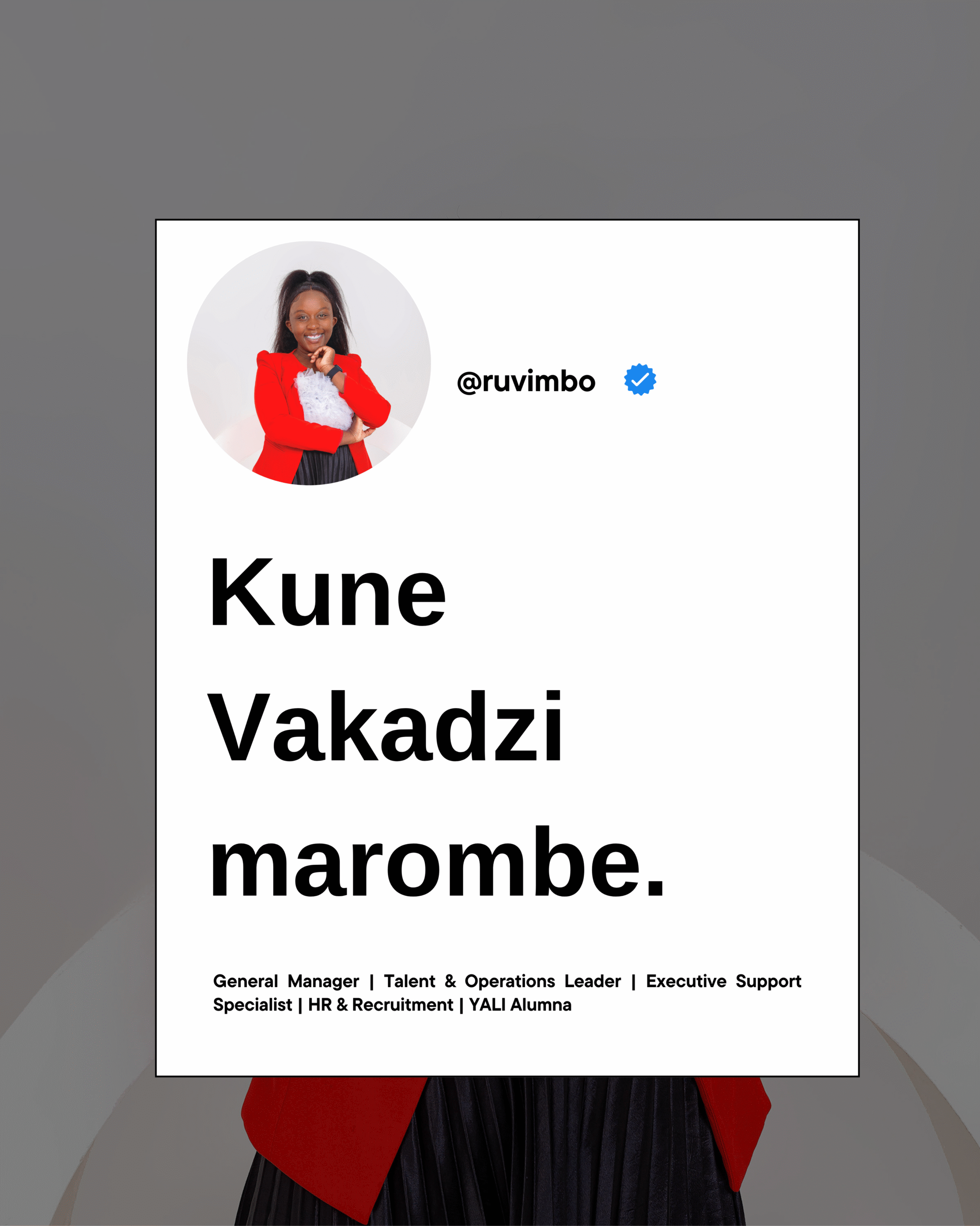 Kune Vakadzi Marombe.